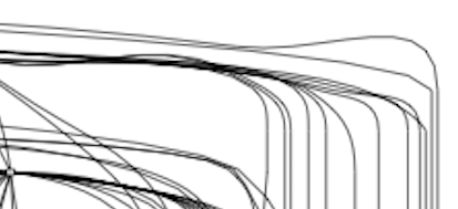 The top-right sloping corner.